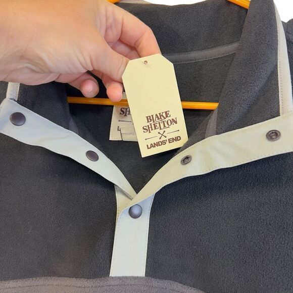 New with tags Blake Shelton X Lands End fleece xl - Picture 3 of 13